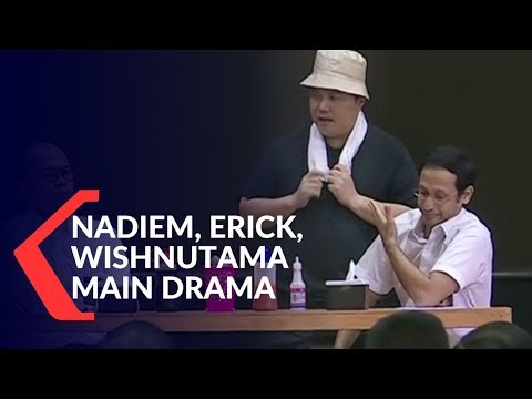 Menteri Main Drama: Nadiem dan Wishnutama Jadi Anak SMA, Erick Thohir Jadi Tukang Bakso