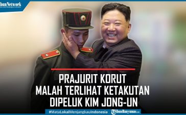 Dipeluk Kim Jong-Un, Prajurit Korea Utara Malah Terlihat Ketakutan